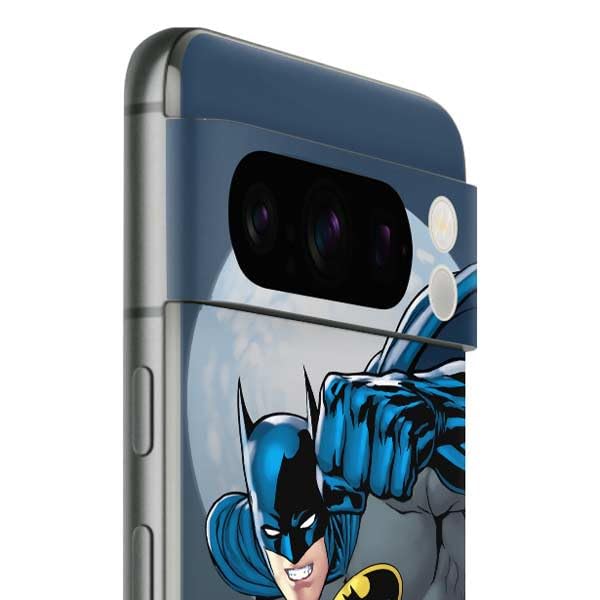 Skinit Decal Phone Skin Compatible with Google Pixel 8 Pro - Officially Licensed DC Comics Batman Ready for Action Design