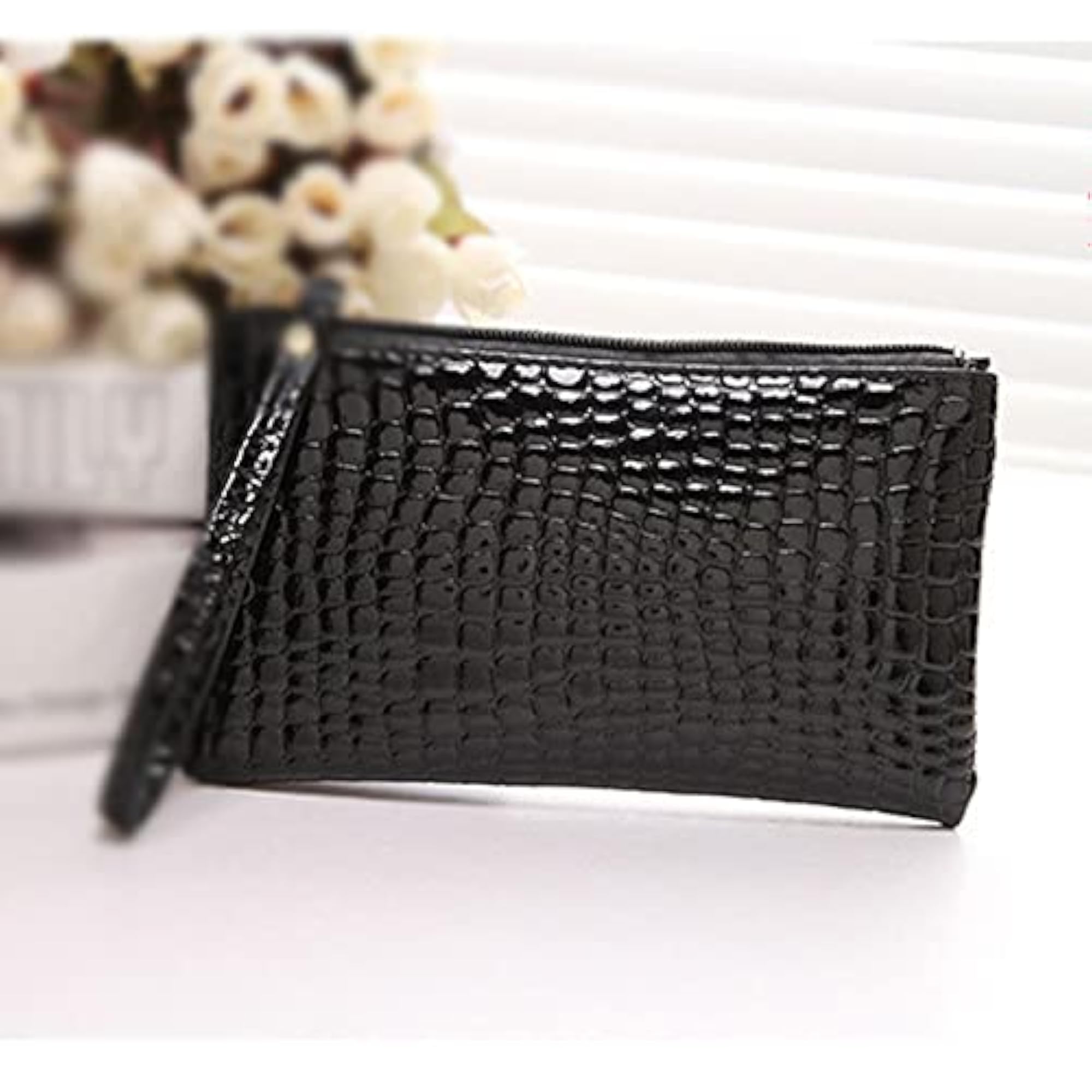 Women's Small Cosmetic Pouch, Travel Handbag