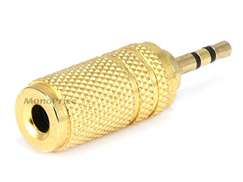 Adaptador Stereo Jack 2.5mm a 3.5mm chapado en oro miniatura 2