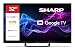 Sharp 32HF3965E 32 Zoll QLED Fernseher Google TV - Full HD Smart TV mit HDR, Blutooth, Google Assistant und Triple-Tuner (2026)