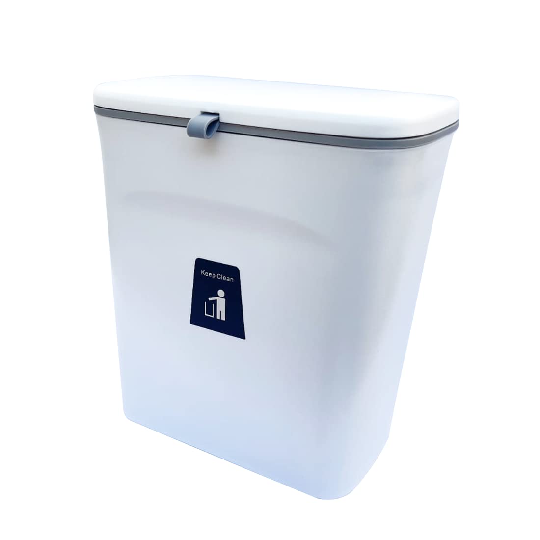 Premium Quality kitchen Compost Bin, Trash Can, and Garbage Can Trio - Perfect for Efficient Home Waste Management and Recycling (White)