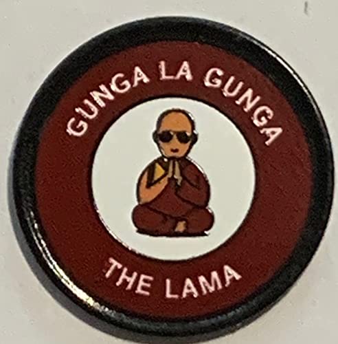 Ever Golf New Caddyshack The Lama Gunga La Gunga Golf Ball Marker, Multicolor, Approximately 1 inch in diameter