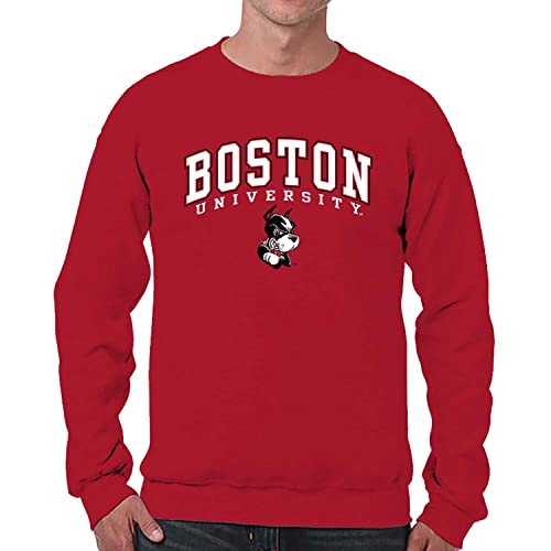 Image of NCAA College Sweatshirt Fleece Crewneck Pullover for Men and Women | Officially licensed NCAA college gameday crewneck pullover - 9 oz fleece lined sweatshirt with arch and logo design