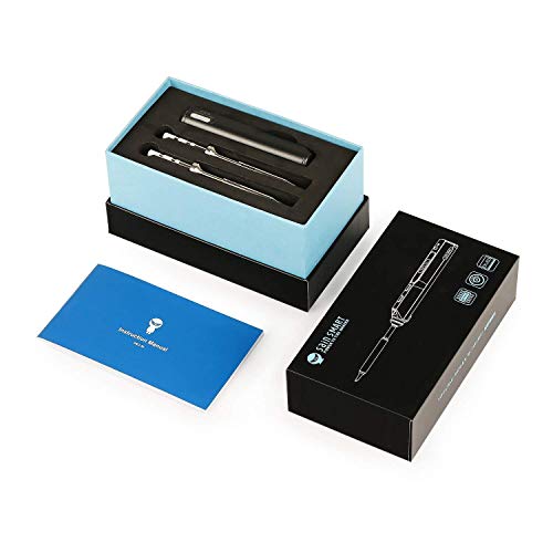 SainSmart ToolPAC PRO32 Mini Smart Soldering Iron Tool Set Auto Sleep Mode and Fast Heating Intelligent Welding Tool with STM32 Chip with 2 Solder Tips, with 19V/2.1A Power Supply