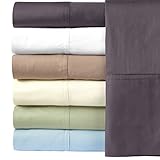 Silky Soft Bamboo Cotton Sheet Set, 100% Bamboo-Cotton Bed Sheets, Queen Size, Charcoal