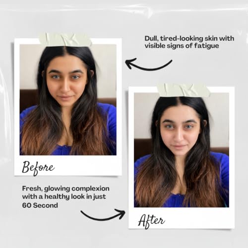 Image of Glow Cream for Face, 60 Sec Instant Glow | Korean Cream for Glowing Skin | Face Brightening Cream, Dark Spots Removal | 72 Hour Hydrating Face Cream for All Skin Types (30 ML)