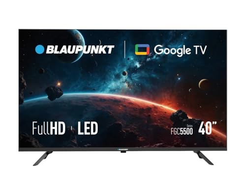 BLAUPUNKT 40FGC5501S Televisor Smart TV de 40 Pulgadas (101 cm), Full HD 1080p, Wi-Fi Integrado, HDR10, HDMI y USB, Acceso a Netflix, Youtube y Prime Video