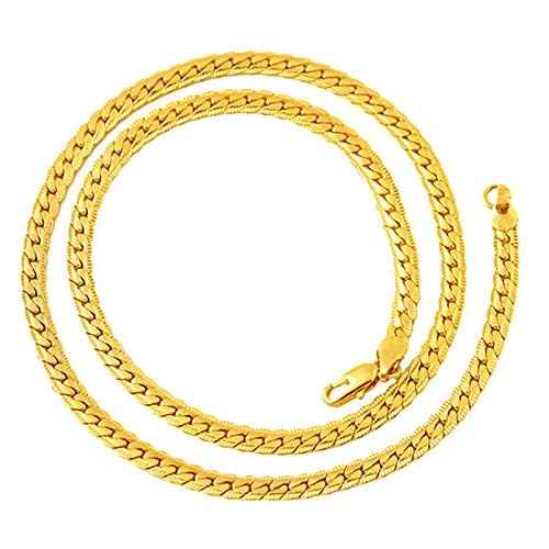 chain for men combo necklace for men gold chains for men neck chain for men chain for boys mens chain Stainless steel stylish long chains Locket Pendant Birthday gift golden chain fashion 429