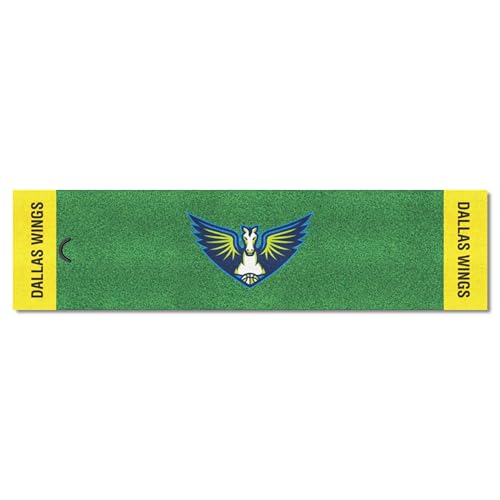 FANMATS 44760 WNBA - Dallas Wings Putting Green Mat | Green | 18