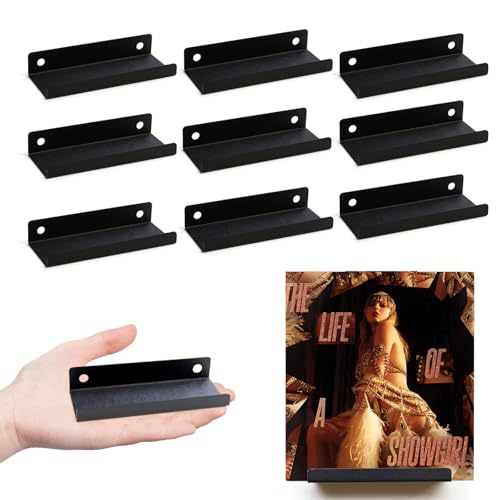 V7T7V7 9 Pack Vinyl Record Display Shelf Wall Mounted