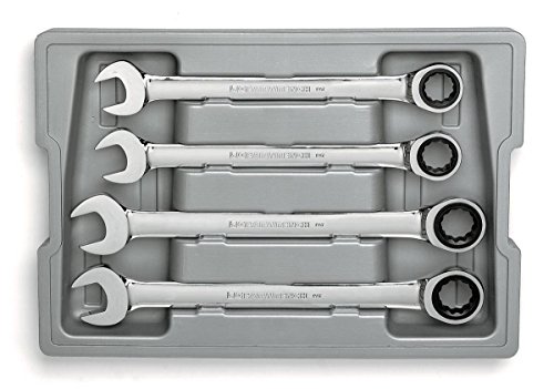 Image of GEARWRENCH 4 Pc. 12 Pt. Ratcheting Combination Wrench Set , Metric - 9413