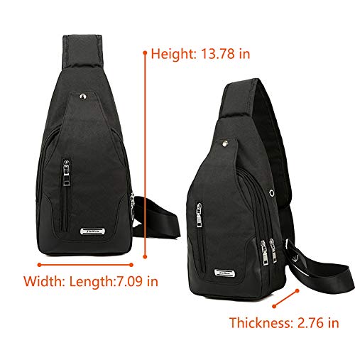 Bolso tipo sling pequeño para senderismo y uso diario miniatura 2