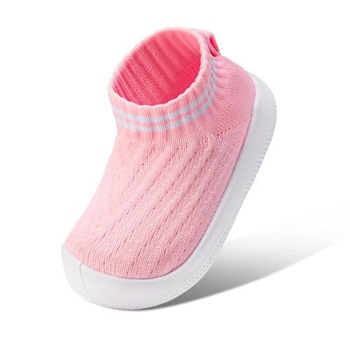 Toddler Boy Girl Shoes Breathable Walking Sneakers Tennis Shoes Slip on Shoes-11532