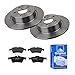 Produktbild 2 Bremsscheiben Voll 280 mm + Bremsbeläge Hinten von ATE (1420-23309) Bremsensatz Bremsanlage Bremsen-Kit,Bremsenset, Bremsscheiben, Bremsbeläge, Bremsen-Set, Beläge, Bremsbelag, Bremsbelagsatz,