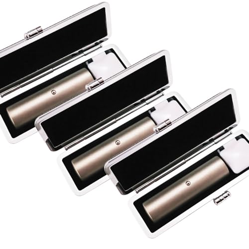 はんこ屋大将 印鑑 はんこ チタン アタリ ステンレス玉付き 印鑑セット 実印 銀行印 認印 プレゼントに 10.5 12 13.5 15 16.5 18 (12mm×15mm×18mm)