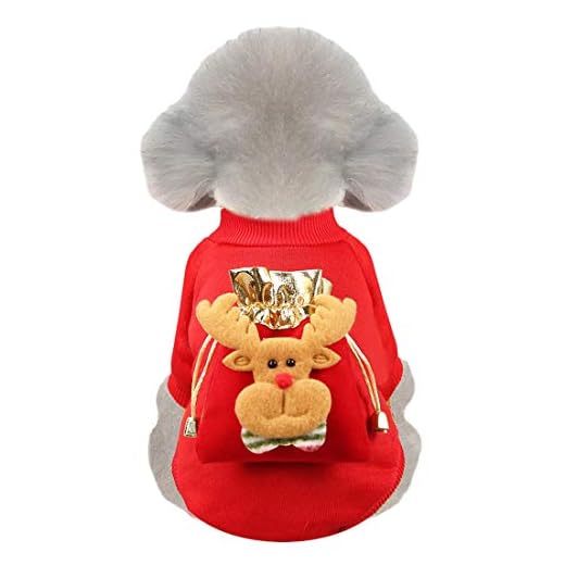 Kerstmis Kostuums Huisdier Hond, Elanden Pluche Kostuum Cosplay Accessoires voor Kleine, Middelgrote Honden Outfits Hond Fancy Dress Kerst