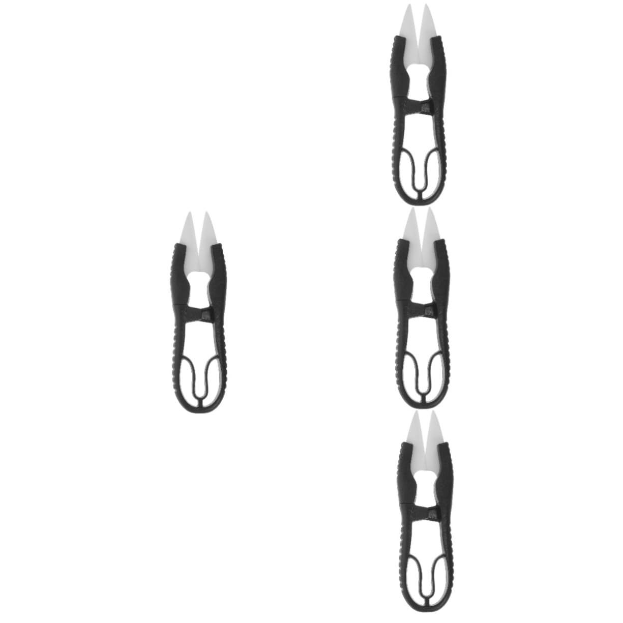 SHINEOFI 4 Pezzi Forbici Per Filati Piccole Forbici Strumento Sfuse A Forma Di U Da Ricamo Da Taglio Filo Accessori Per Cucire Per La Lavorazione