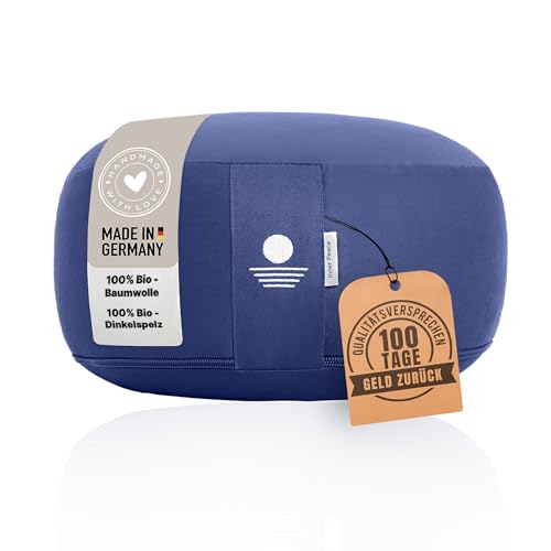 Inner Peace Meditationskissen Yogakissen - Waschbarer Bezug aus 100% Baumwolle...