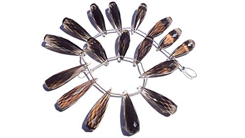 Perles de quartz fumé facettées pour fabriquer un cadeau unique
