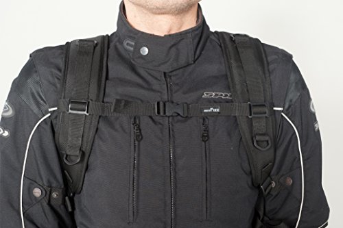 TANAX Borsa da Sella Moto con Tracolla, Nylon +