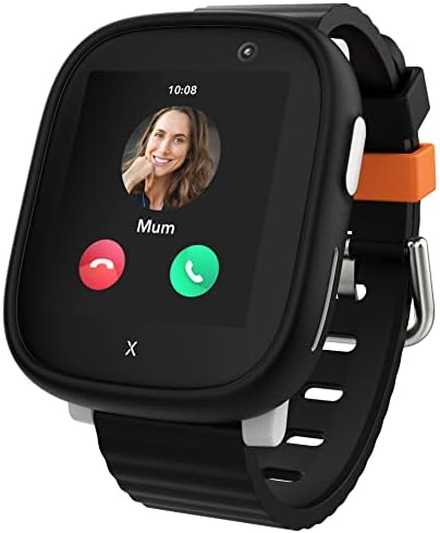 XPLORA X6 Play - Watch Phone for Children (4G) - Calls, Messages, Kids School Mode, SOS Function, GPS Location, Camera and Pedometer - Includes 2 Year Warranty (BLACK)