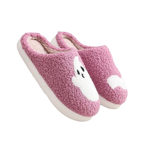 Halloween Slippers for Women Man House Slipper Shoes Plush Indoor Shoes Comfy