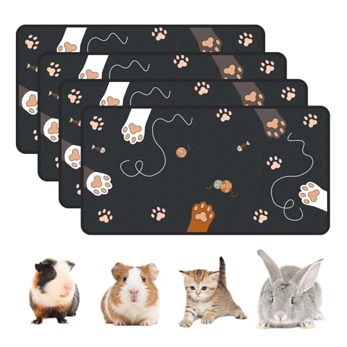 MODESLAB 4-Pack Guinea Pig Cage Liner, Washable, 24x47in