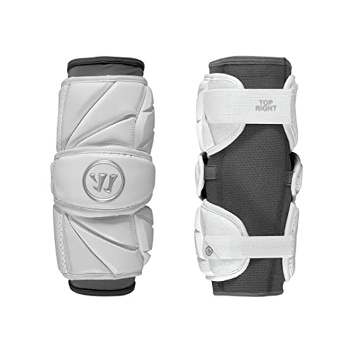 Warrior Evo Pro Lacrosse Arm Pads, White (Medium) #TOP8