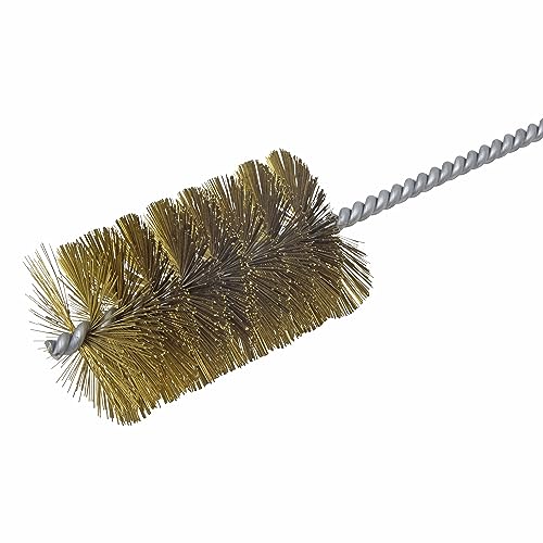 Image of Brush Research 84 Ring Handle Tube Brush, Brass, 2-1 /2 inch Diameter x 18 inch Overall Length (Pack of 1)