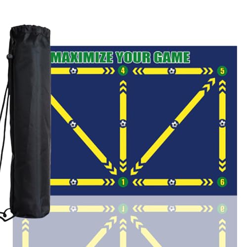 Pure Vie Soccer Training Mat for Dribbling and Footwork
