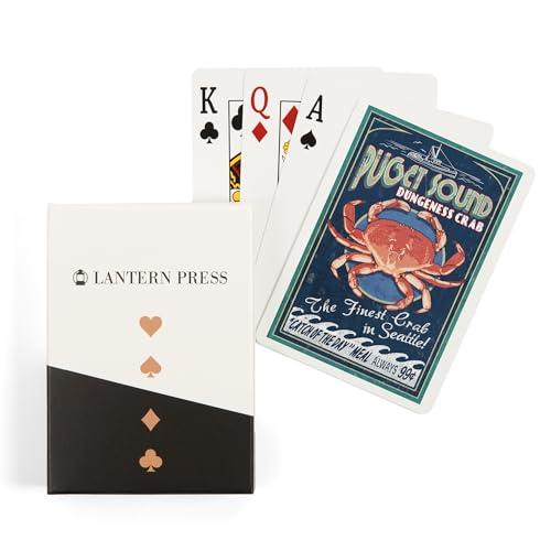 Baraja de póker Lantern Press Puget Sound 52 cartas