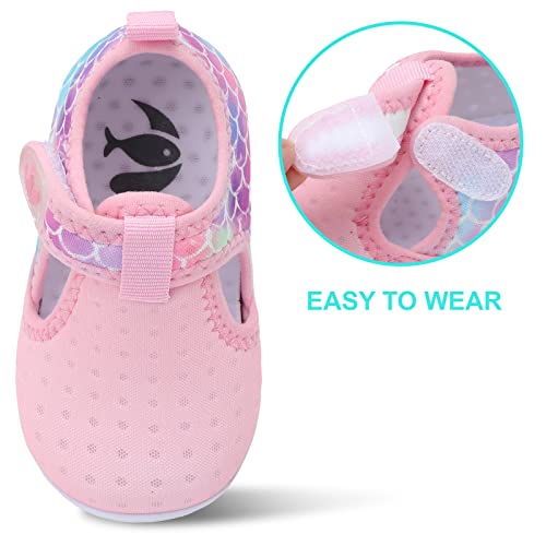 Image of FEETCITY Baby Boys Girls Water Sport Shoes Barefoot Kids Aqua Socks Quick-Dry Beach Swim Pool Shoes