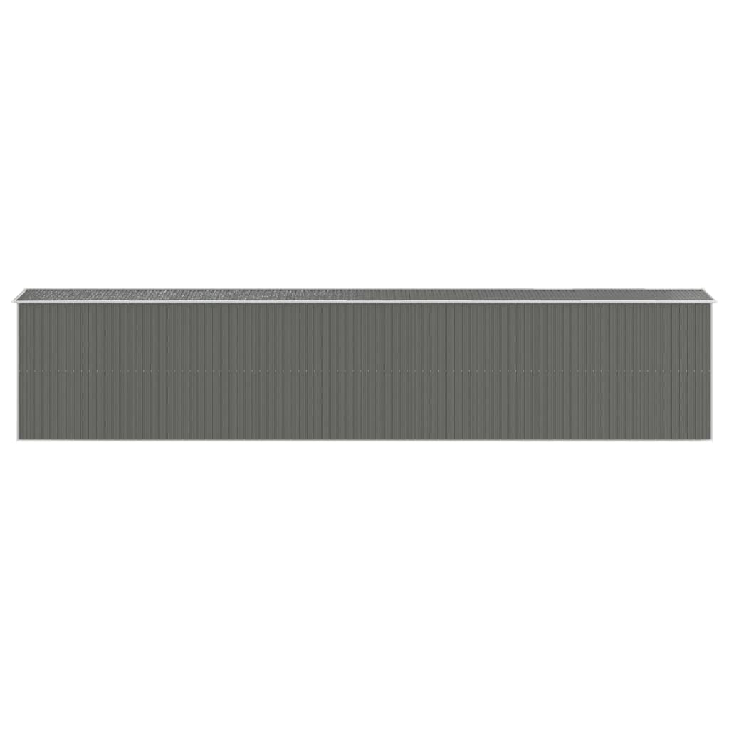 Générique Abri de Jardin Gris Clair 192x1021x223 cm Acier galvanisé,Maison & Jardin,Pelouses & Jardins,Vie en extérieur,Structures extérieures,Cabanes & abris de Jardin,3147448
