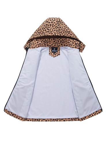 Image of SaphiRose Kids Waterproof Rain Jacket Mesh Lined with Removable Hood | Lightweight rain coat, windproof, breathable, school, camping, travel, outdoor play, boys and girls