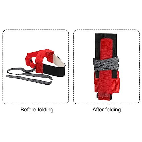 Image of MECCANIXITY 2pcs ESD Anti Static Foot Heel Straps Anti Static Wrist Strap Band Adjustable for Grounding Removing Static Red