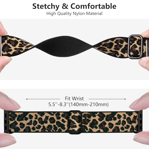 Oielai Solo Loop Nylon Armband für Apple Watch 44mm 45mm 46mm 42mm 49mm – Ansicht 4