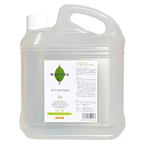 WAFONA オールインワンスプレー 消臭除菌スキンケア 業務用 4000ml 全身ケア 除菌 消臭(犬用品)