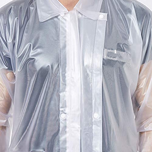 Image of Romano nx Raincoat 100% Waterproof 3 Years Warranty for Men Reversible Double Layer Hooded Bike Rain Jacket Suit Inner Mobile Pocket with Storage Bag