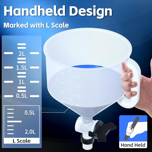 KJE No-Spill Coolant Funnel Kit, Radiator Funnel Burping Set, 19PCS Spill Free Funnel Coolant Bleeder Cooling System, Adapters for Universal Vehicle - Thumbnail 4