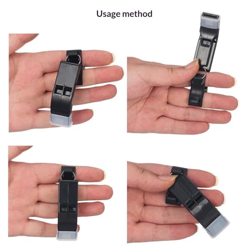 Set de 5 Clips para Silbatos de Árbitros Deportivos miniatura 6