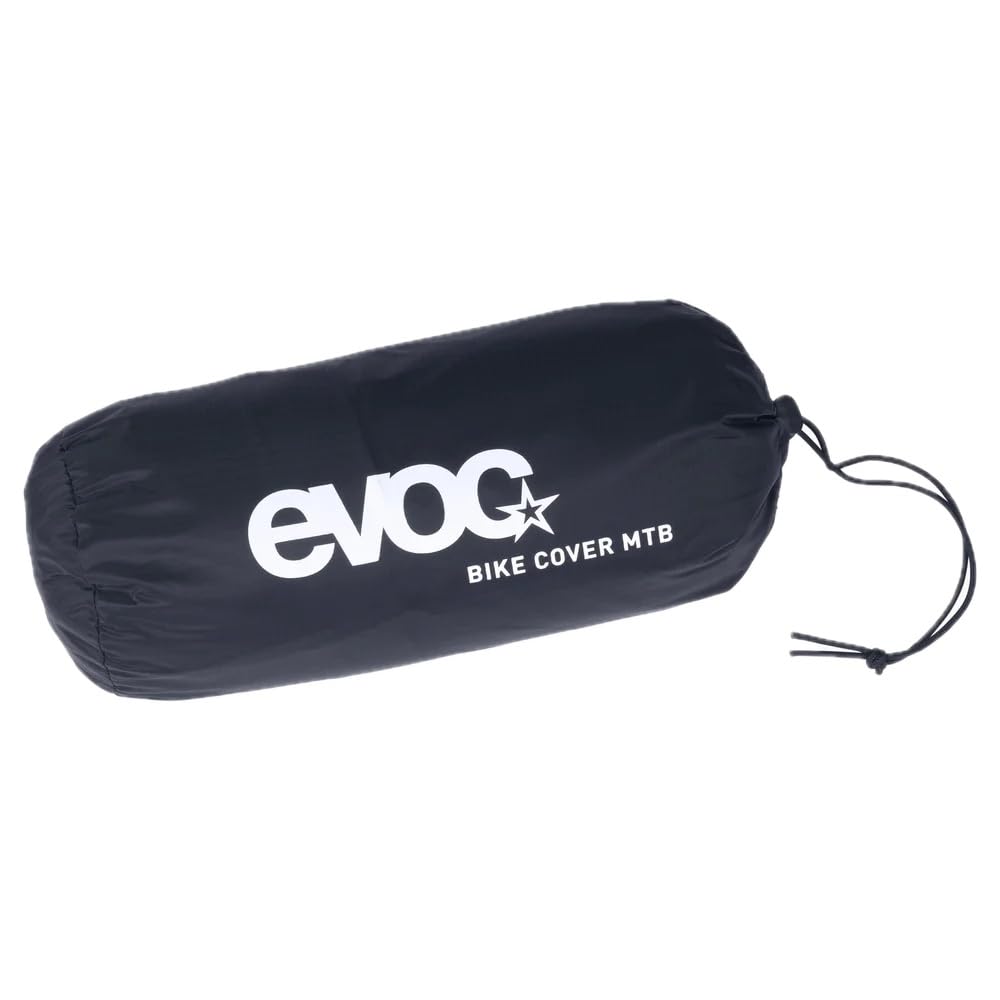 EVOC BIKE COVER MTB Torba rowerowa do rowerów górskich, torba transportowa do rowerów na podróże pociągiem (ochrona hamulców tarczowych, lekka i wytrzymała walizka rowerowa, nieskomplikowana), czarna