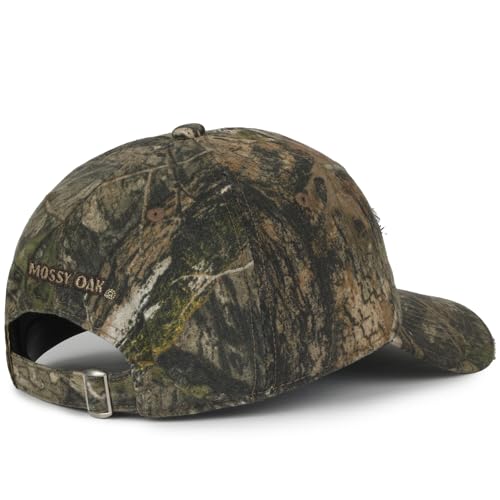 Image of Mossy Oak Camo Dad Hat - Cotton Canvas, All-Fabric Crown, Unstructured Low Profile, Tuck Closure, One Size