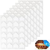 SOFPLATE 10 Stück Bilderecken Aus Papier Fotoecken Aufkleber Weiß Selbstklebend Für Fotos Alben Tagebücher Stempel Montageaufkleber Ecken Für Scrapbooking Bilder Tagebücher Erinnerungsbücher DIY Baste