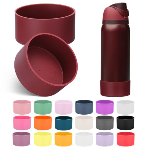 Mity rain 2PCS Silicone Boot for Owala FreeSip Water Bottle 32oz