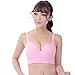 QiHaoHeji Sujetador Deportivo para Mujer Yoga Wirefree Sujetador con Los Cojines Desprendibles For Las Mujeres Sin Fisuras Sujetador De Los Deportes Top Corto De Yoga (Color : Pink, Size : M)