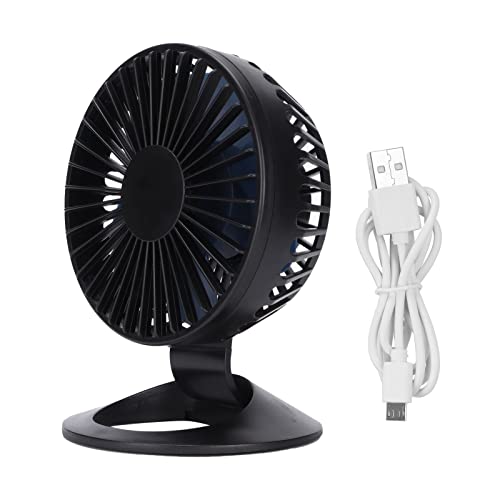Hosie Ventilateur de Bureau, Mini Ventilateur Noir Portable pour l'école pour la Maison