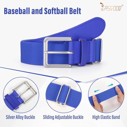 Image of Baseball Socks and Belt for Youth Adult Softball Socks Combo Elastic Waist Belt for Men Kids Boys Girls Women JASGOOD