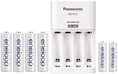 Panasonic Eneloop Advanced Charger Rechargeable Battery Kit 4xAA 2xAAA Ni-MH