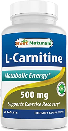 Best Naturals L-Carnitine Tartrate 500 mg 90 Tablets