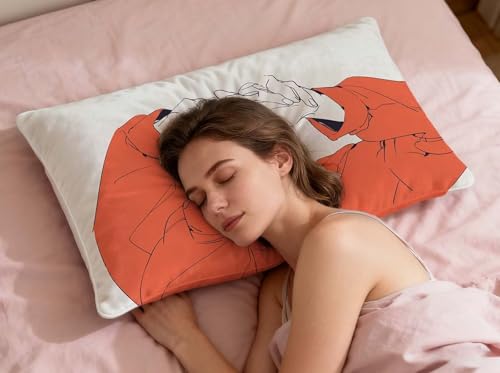 Housse de coussin amour velours blanc pour une chambre chaleureuse